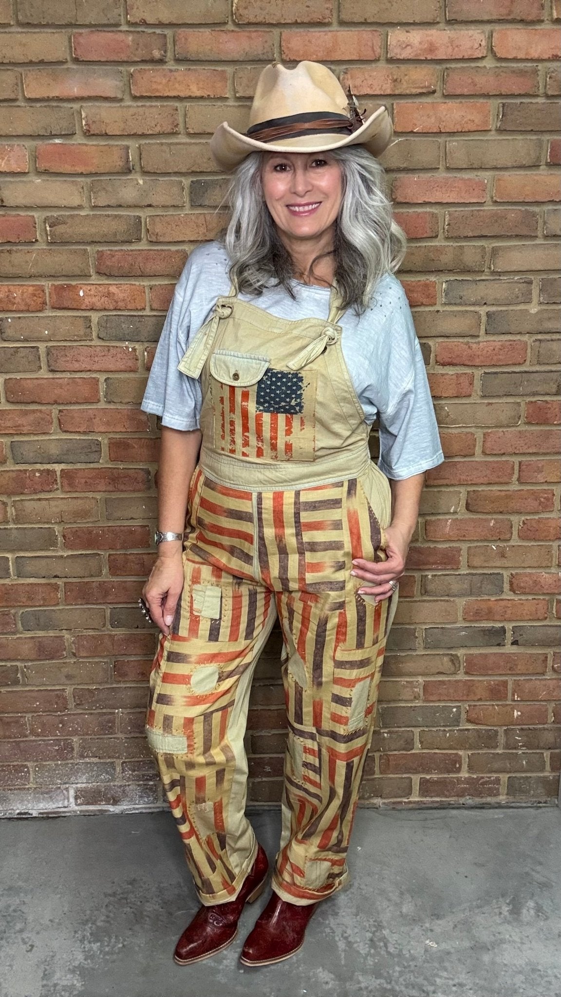Americana Overalls - Vintage Vault Boutique