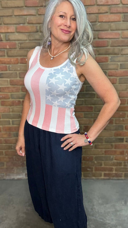 American Tank Top - Vintage Vault Boutique