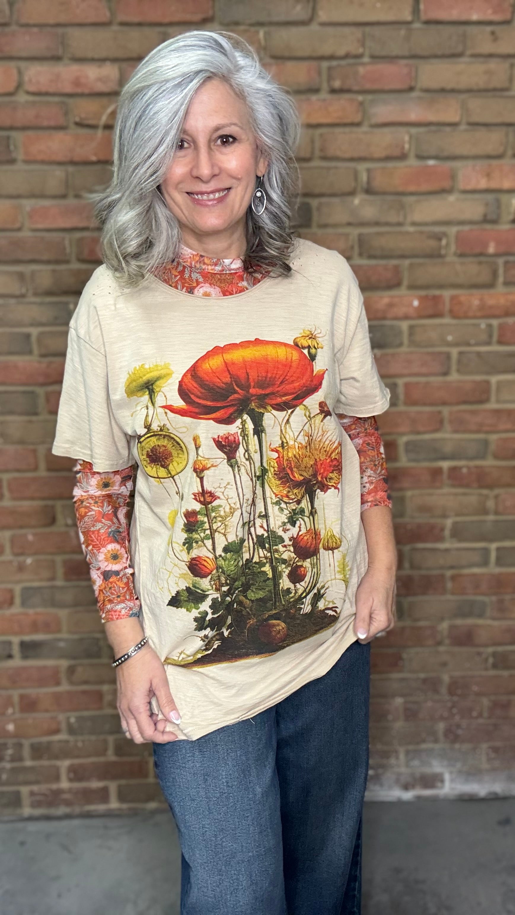 Moon Dance Tee - Floral Views