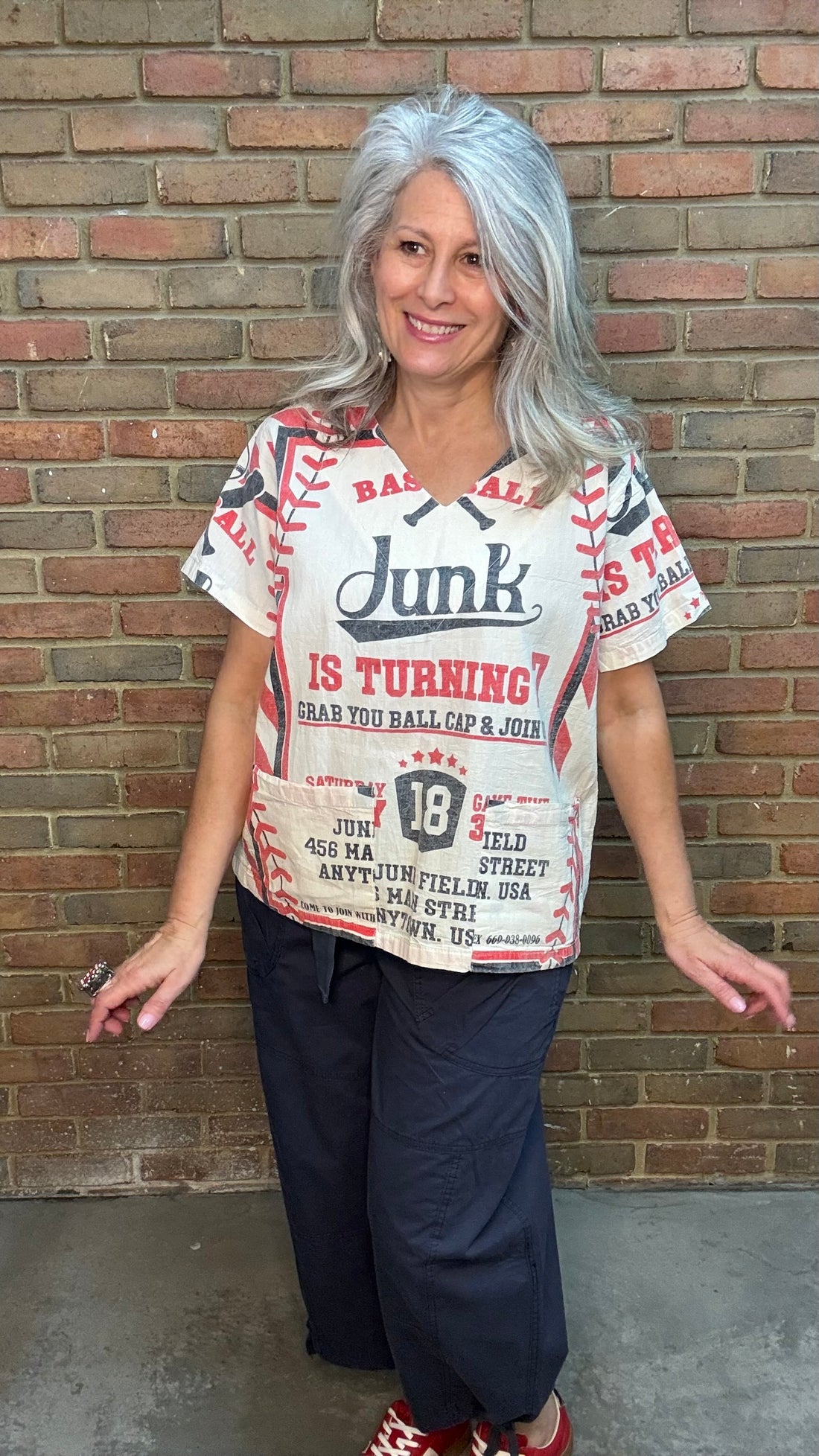 Junk Field Baseball Two Pocket Top
