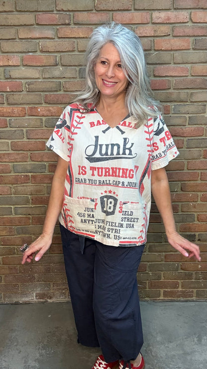 Junk Field Baseball Two Pocket Top