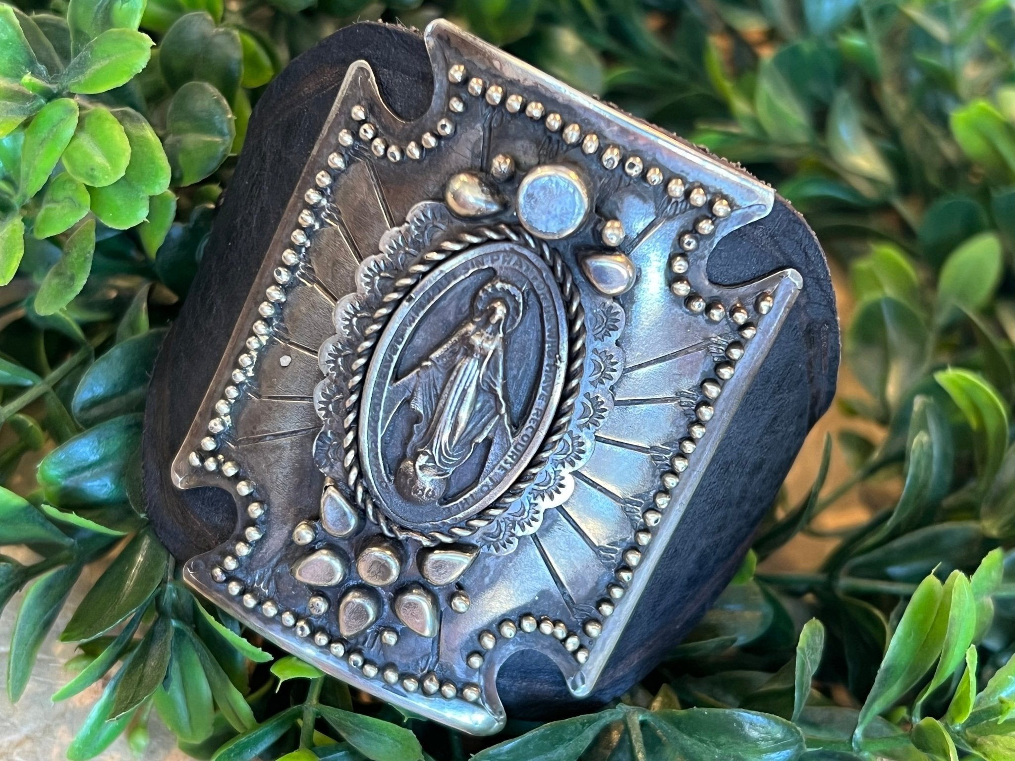 Leather Lady Guadalupe Bracelet - Vintage Vault Boutique