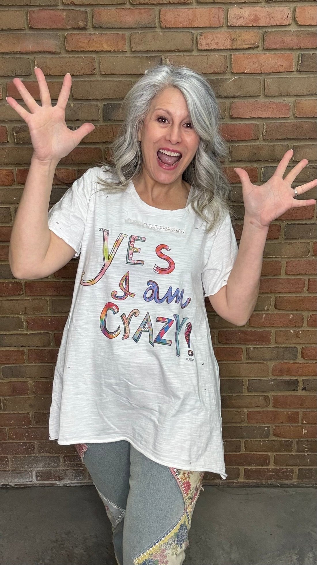 Yes I Am Crazy T-Shirt - Vintage Vault Boutique