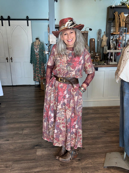 Weekend Wander Dress - Woodland Meadow - Vintage Vault Boutique