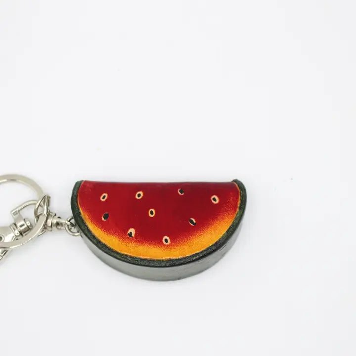 Leather Watermelon Key Chain Purse Charm (Copy) - Vintage Vault Boutique