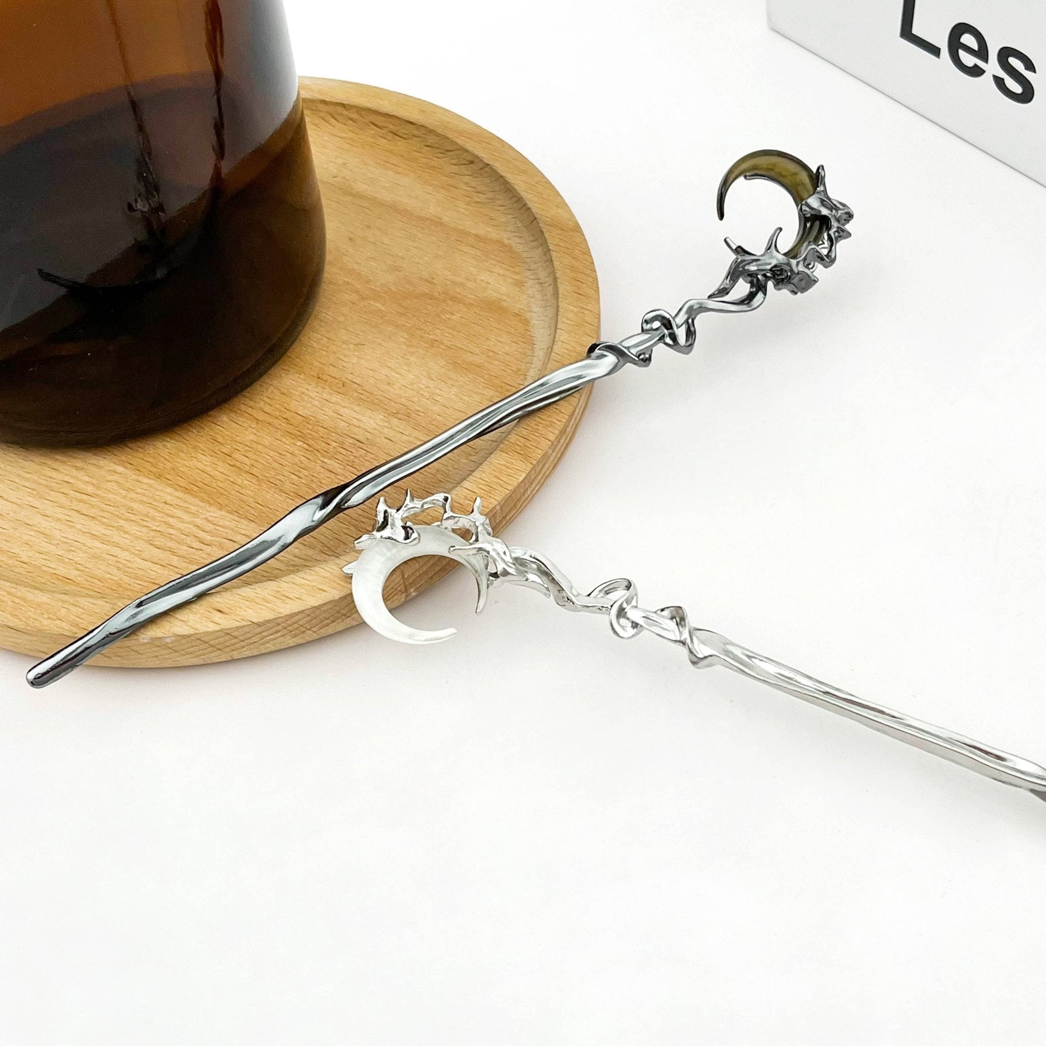 Crescent Wrap Hairpin - Vintage Vault Boutique