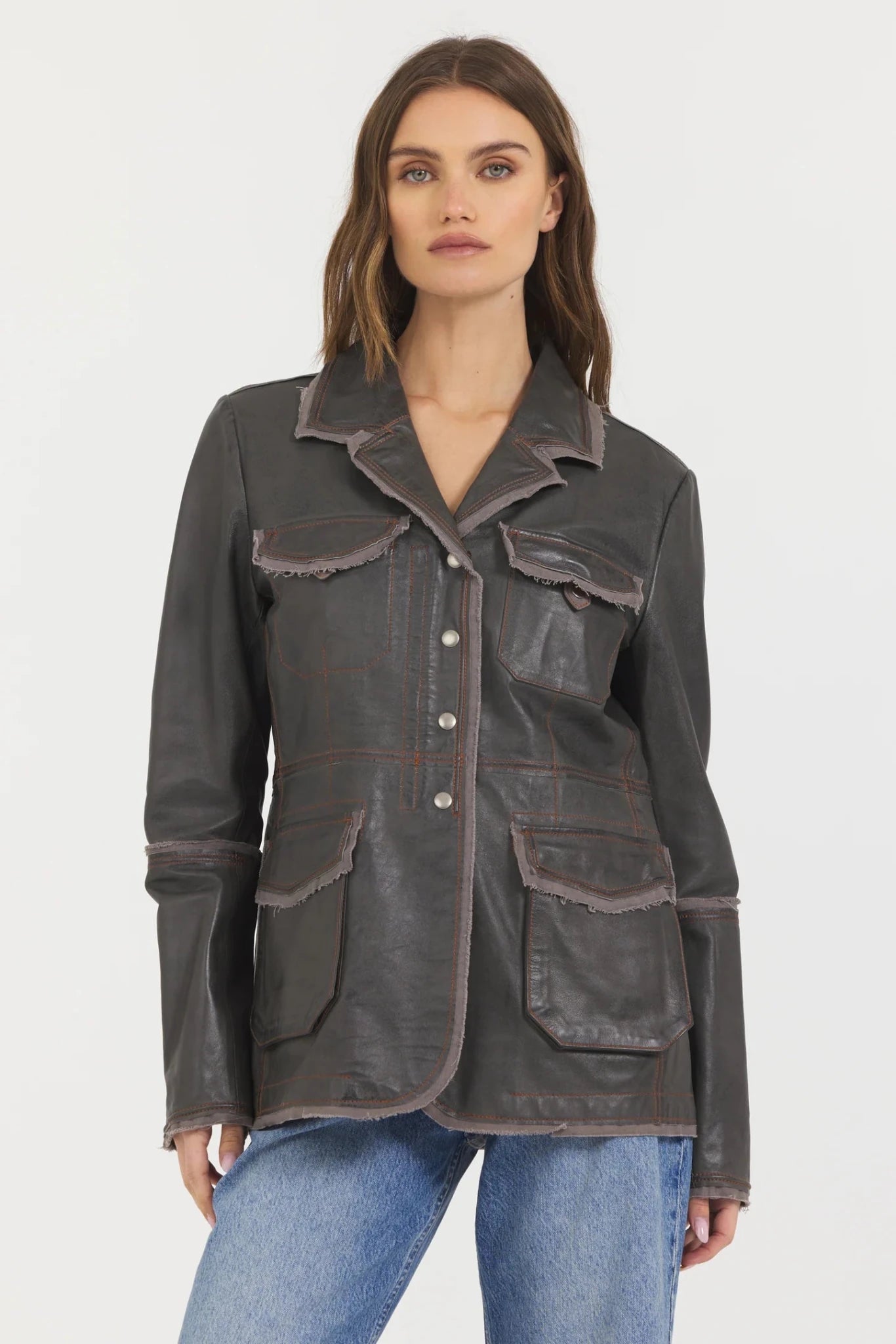 MERYL- DYE LEATHER - Vintage Vault Boutique