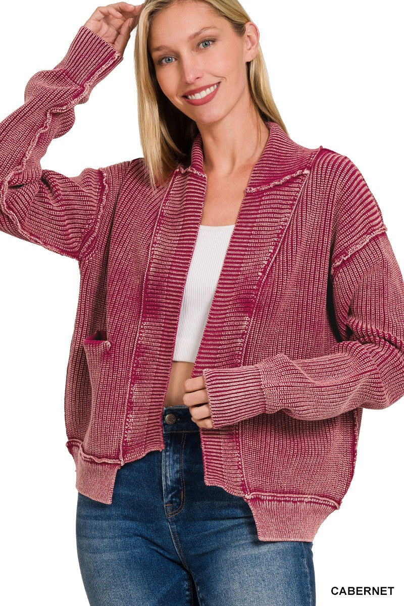 Drop Shoulder Cardigan