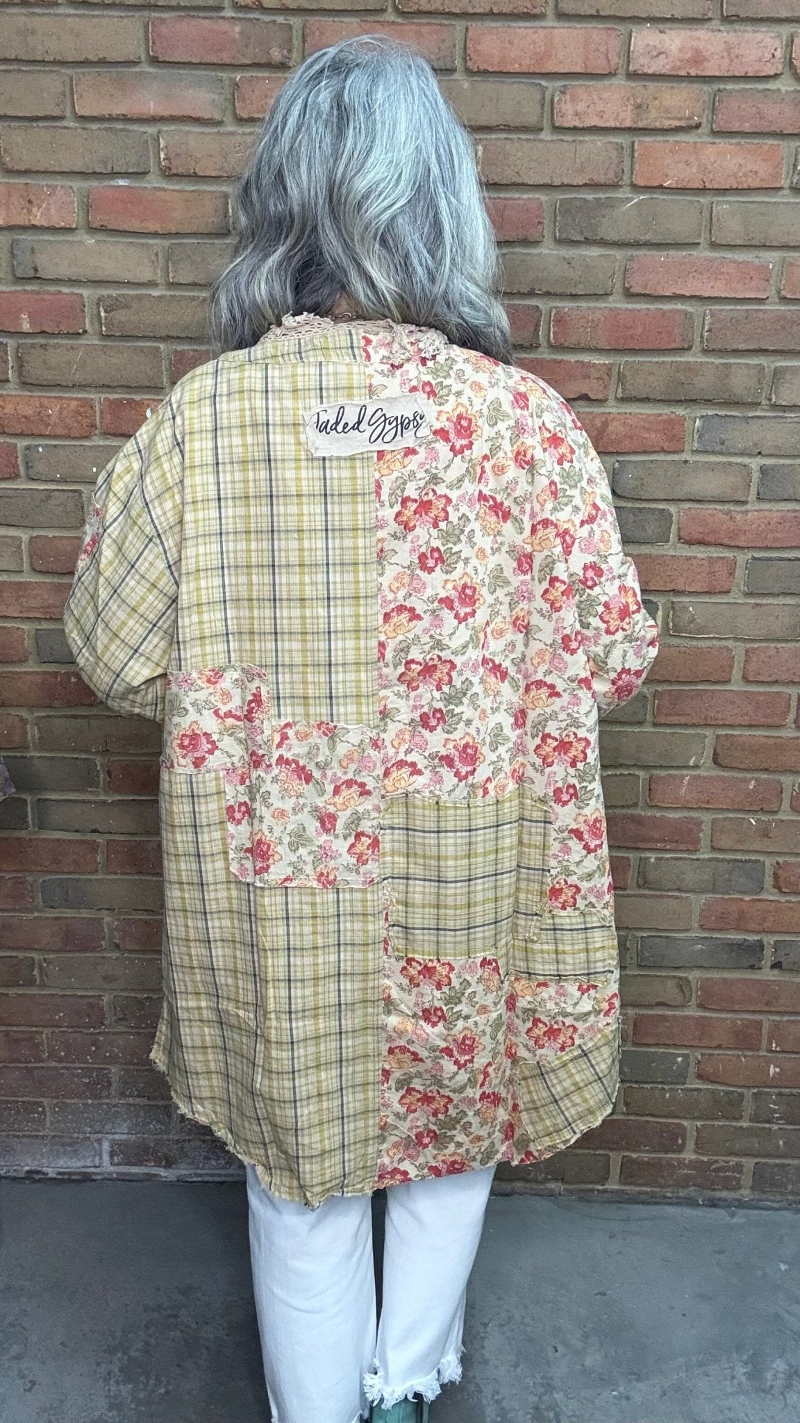 Wildflower Fountain Jacket - Vintage Vault Boutique