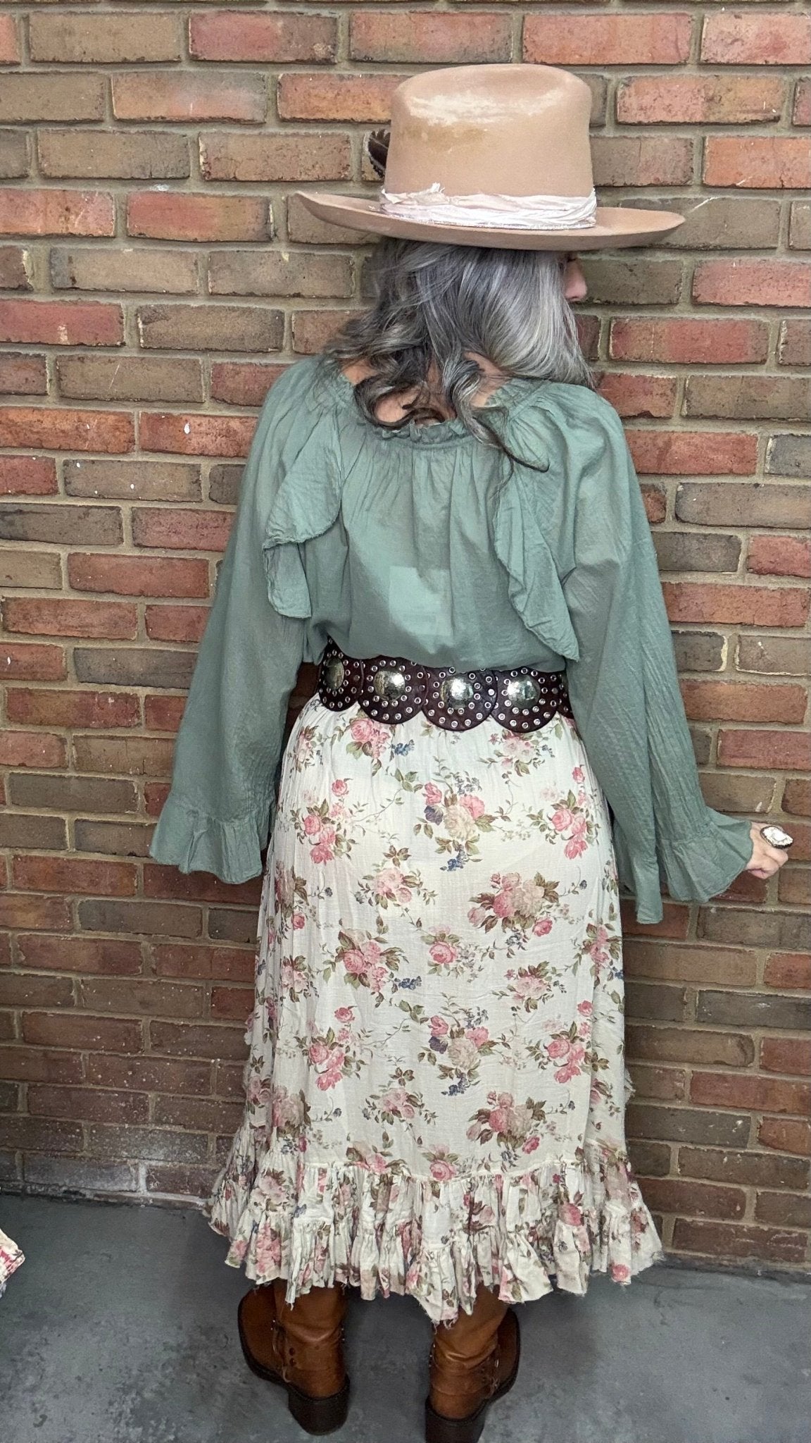 Gloria Cotton Blouse - Vintage Vault Boutique