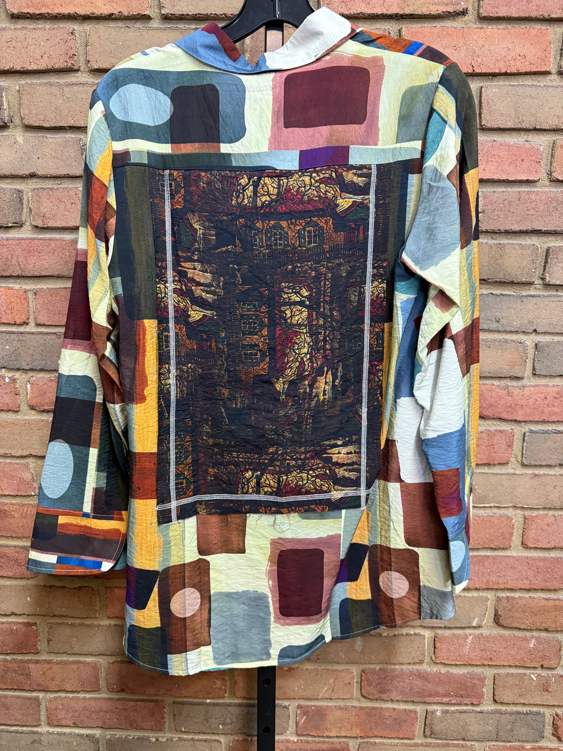 Printed Patch Back Shirt