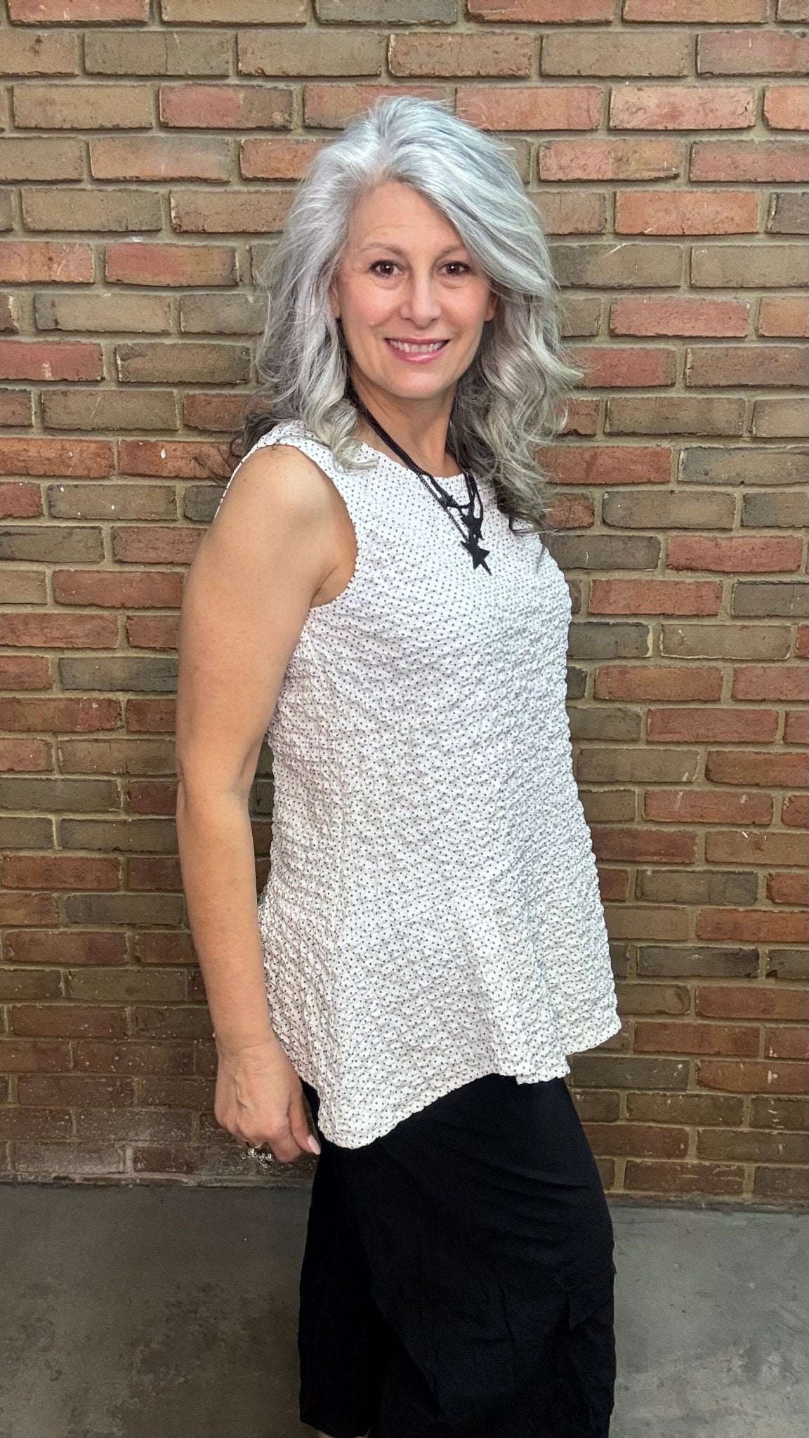 Lyndon Tank - Polka Dot - Vintage Vault Boutique