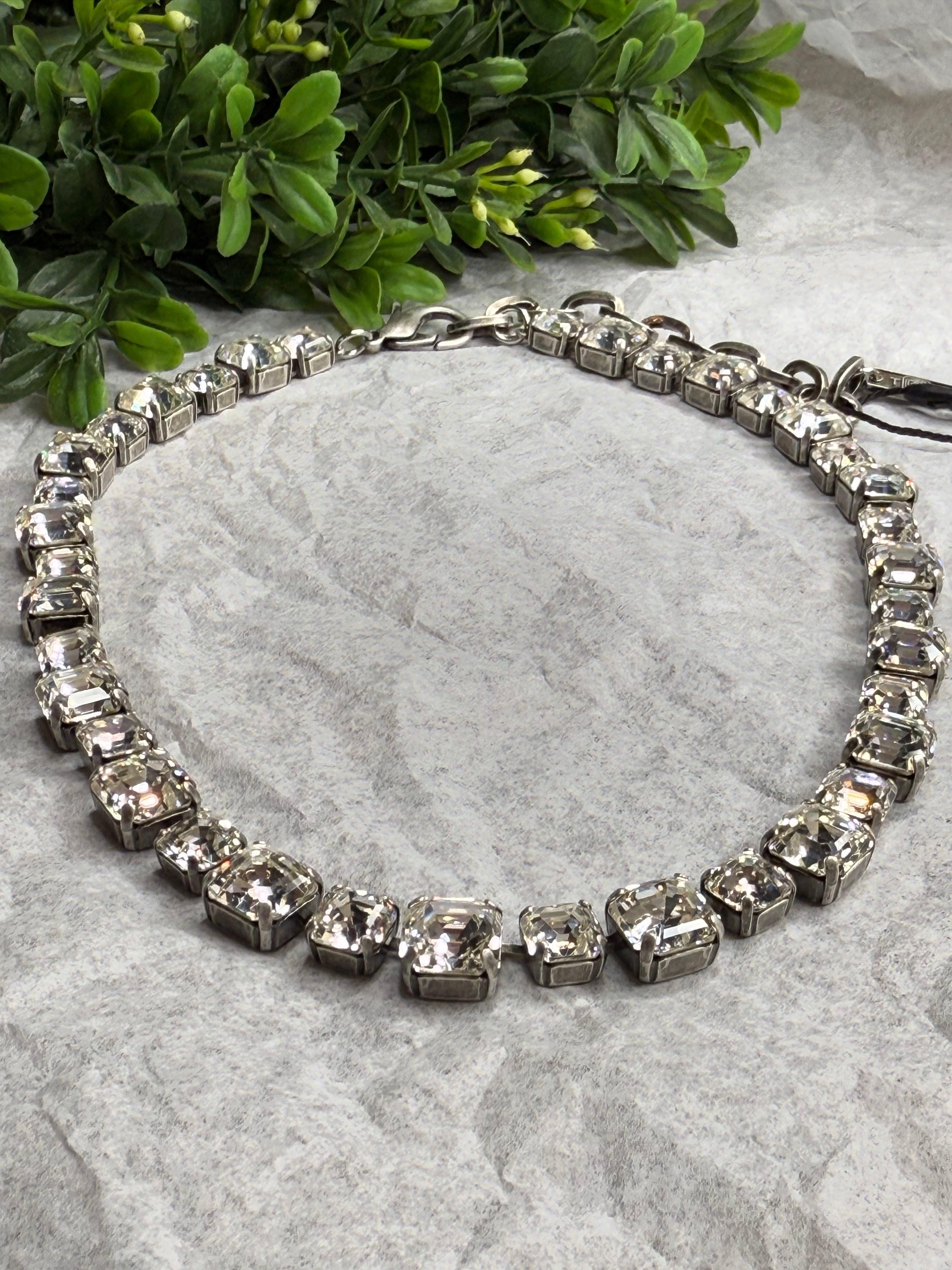 Jadia Necklace in Antique Silver