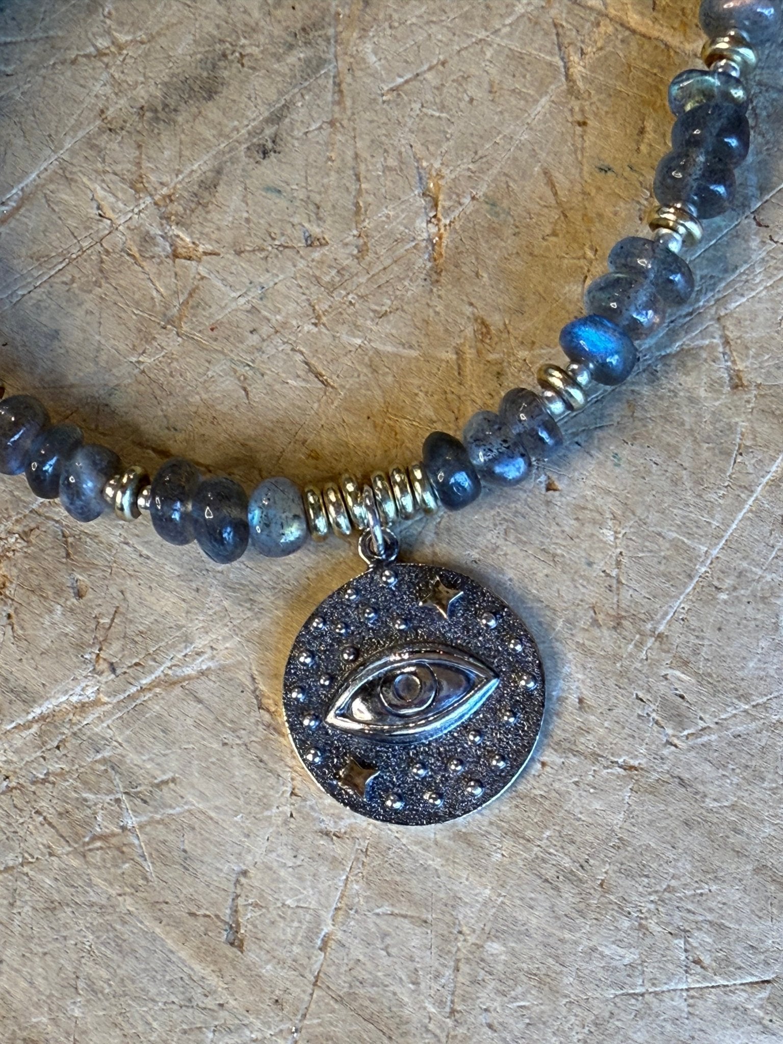 OFK Eye and Star Necklace OFK5103 - Vintage Vault Boutique