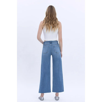 Olivia - High Rise Crop Wide Leg