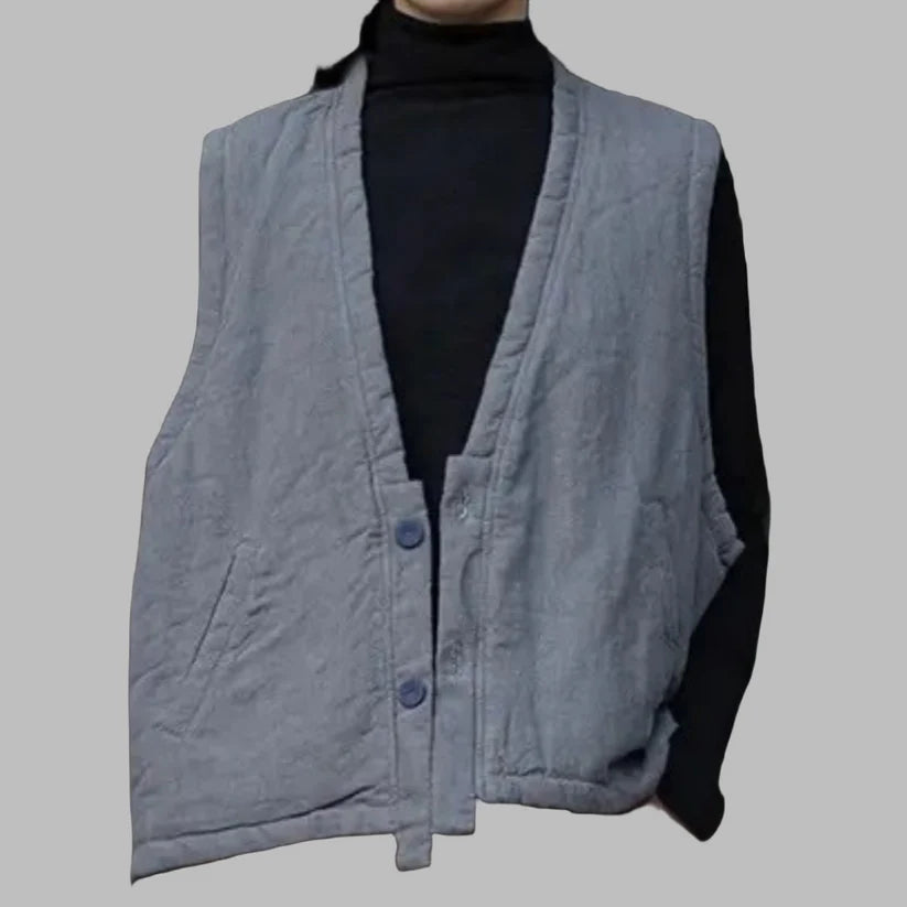 Hanten Padded Vest Gray ONE SIZE