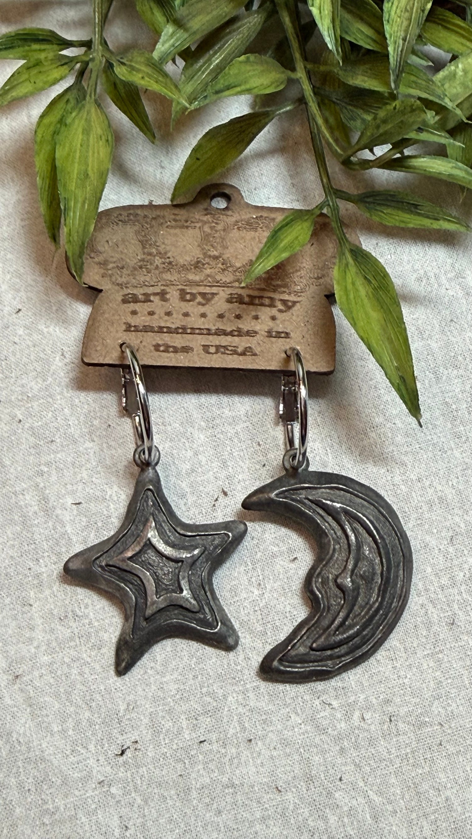 Star and Moon Mix Earring