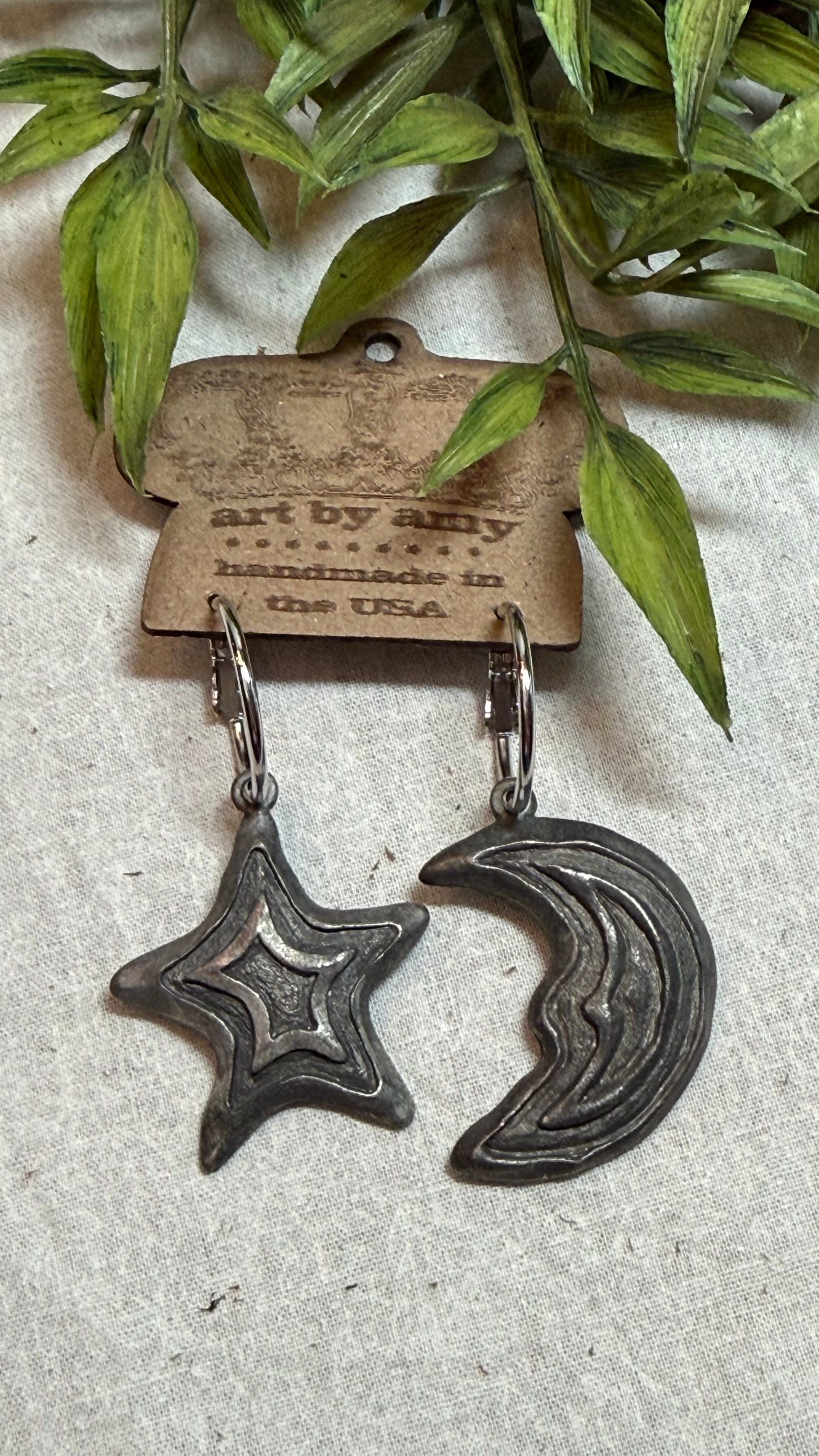 Star and Moon Mix Earring