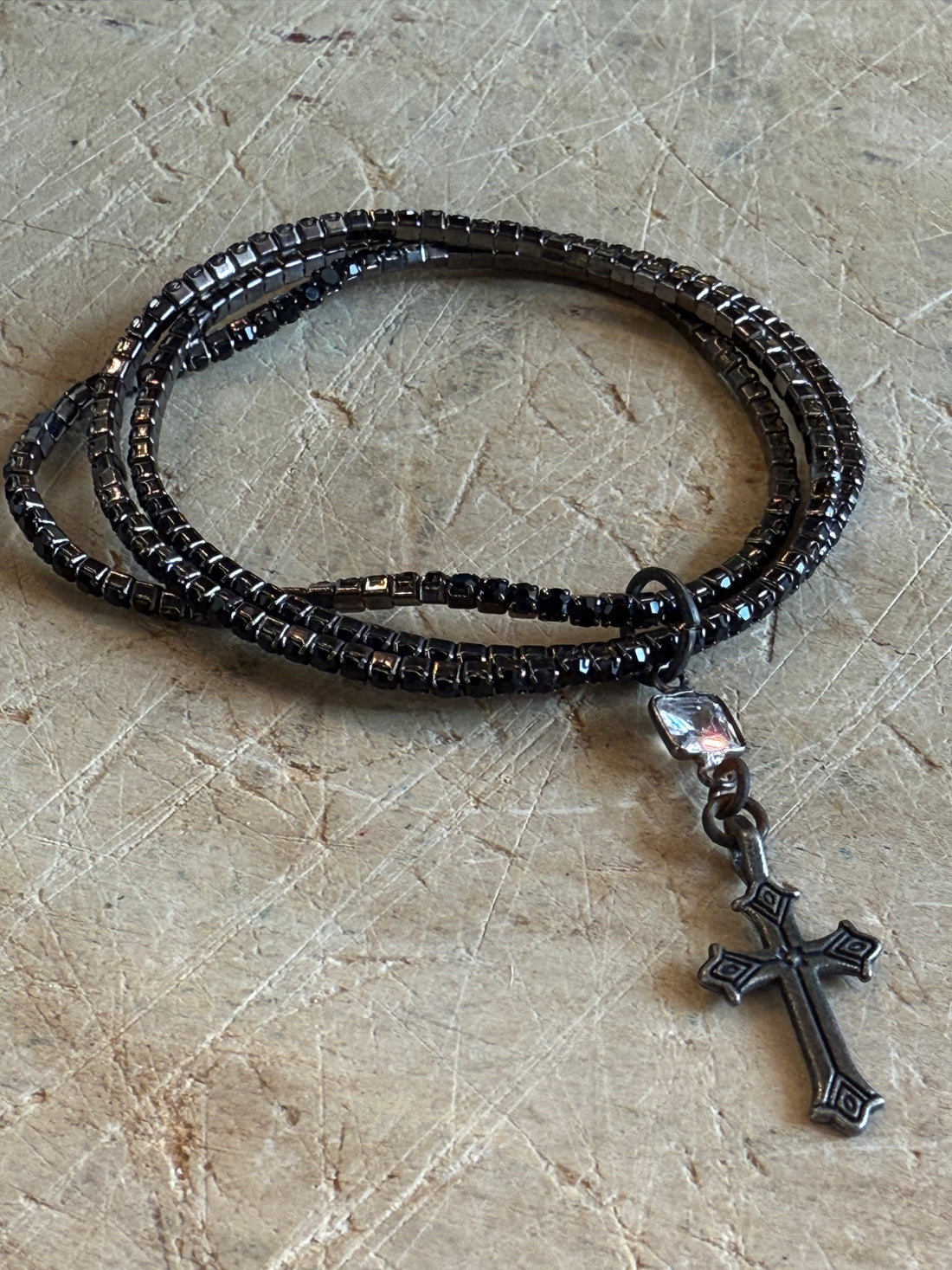 Black Diamond Stretch Bracelet Set