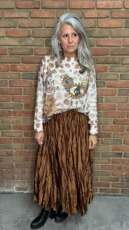 Crushed Skirt - Vintage Vault Boutique