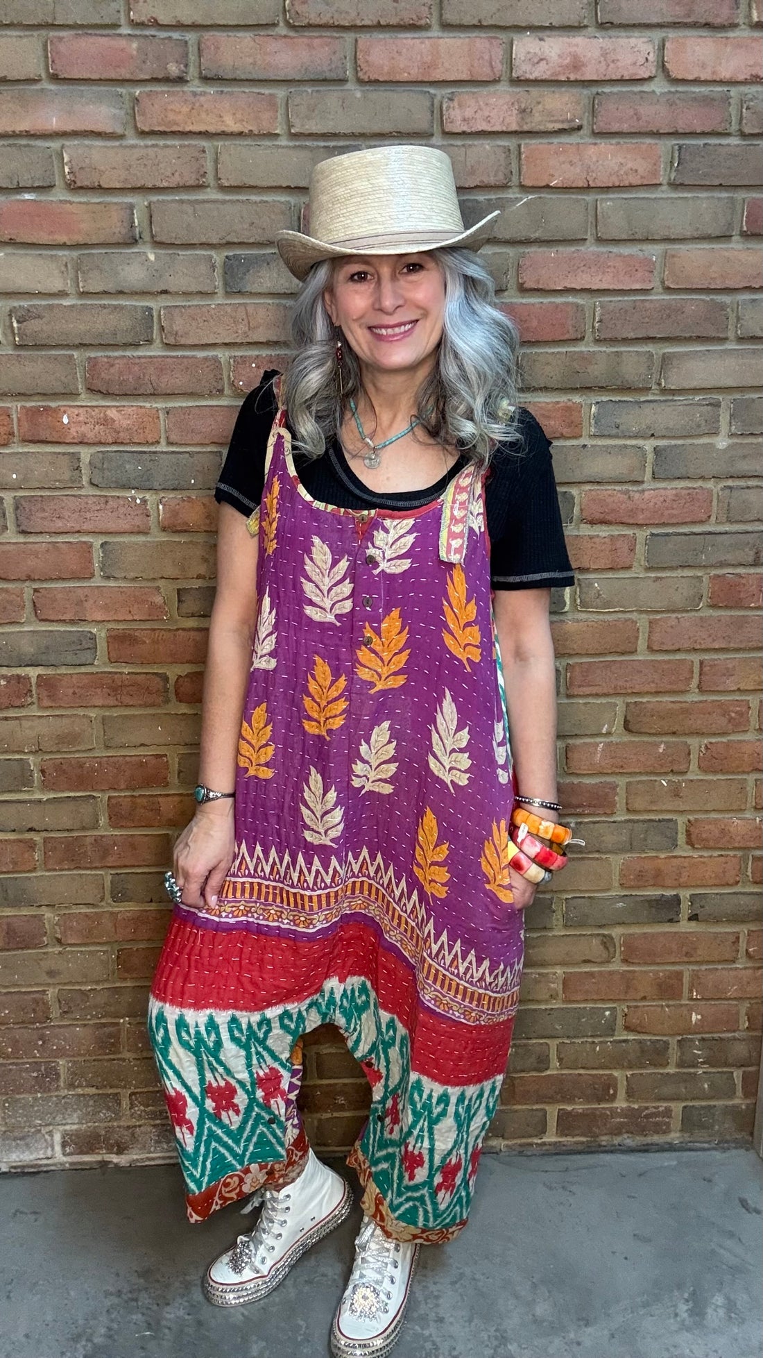 Kantha Sunrise Romper JG-75