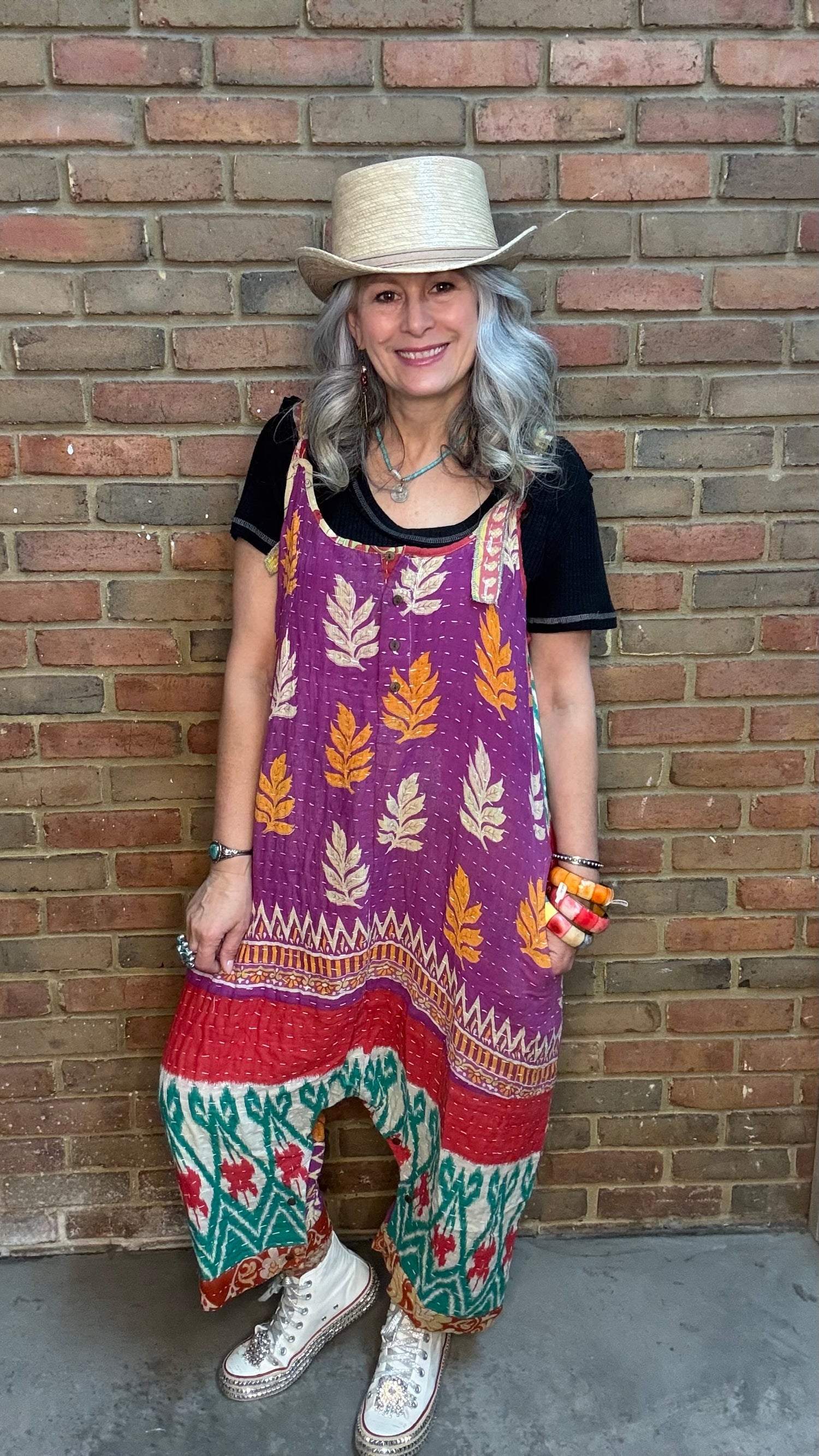 Kantha Sunrise Romper JG-75