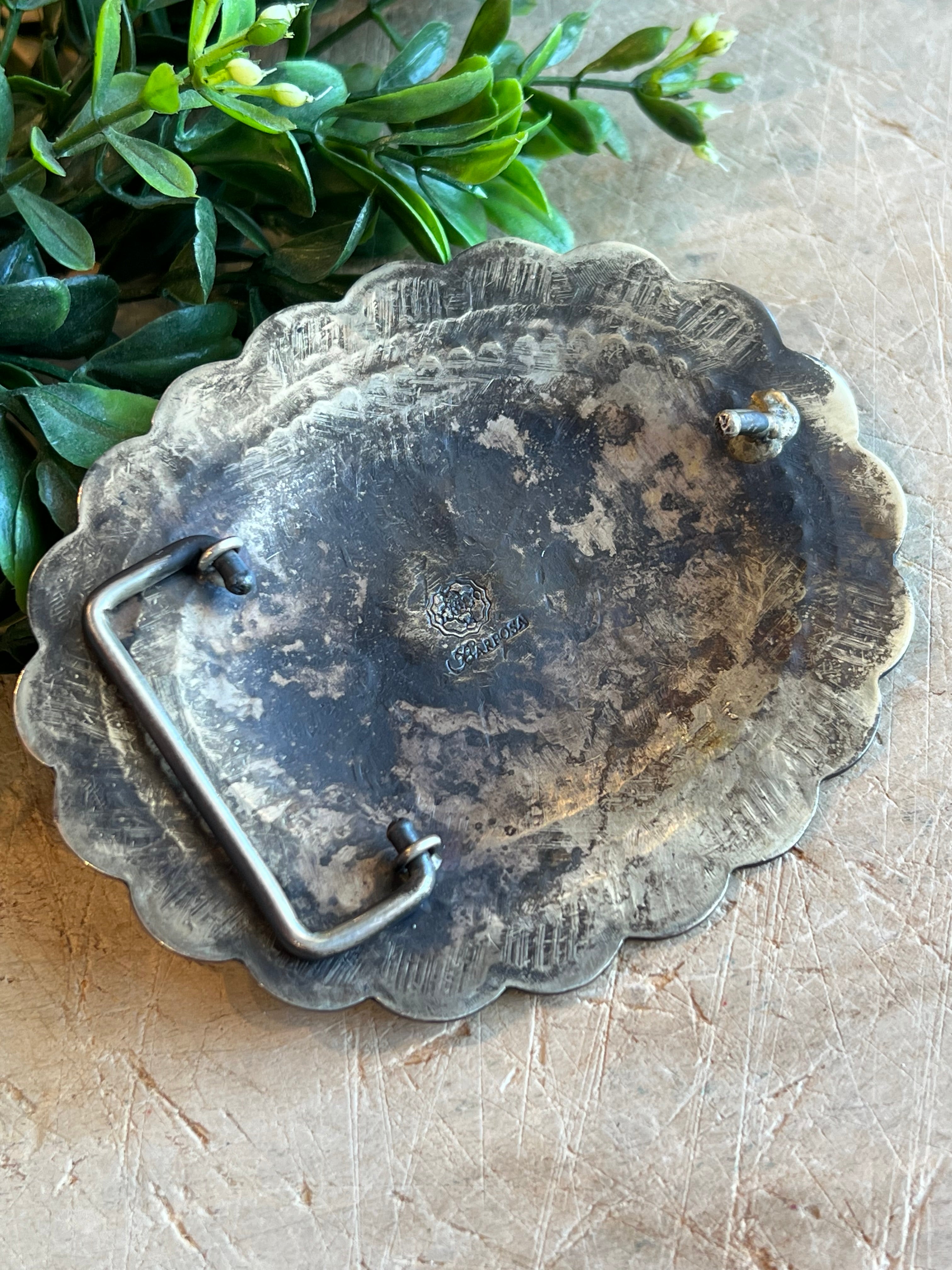 Coral Concho Buckle