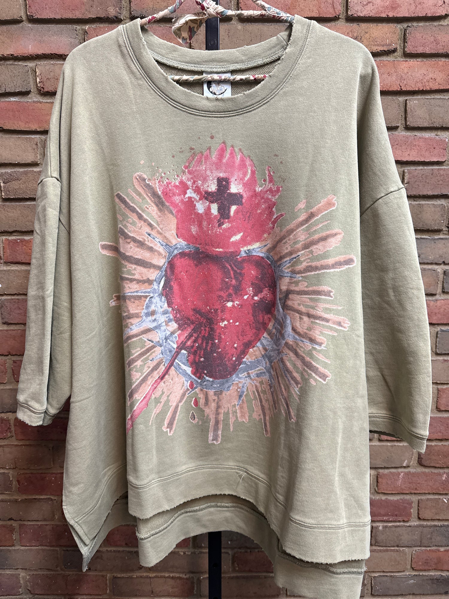 Dance With the Moon Sweatshirt - Olive Sacred