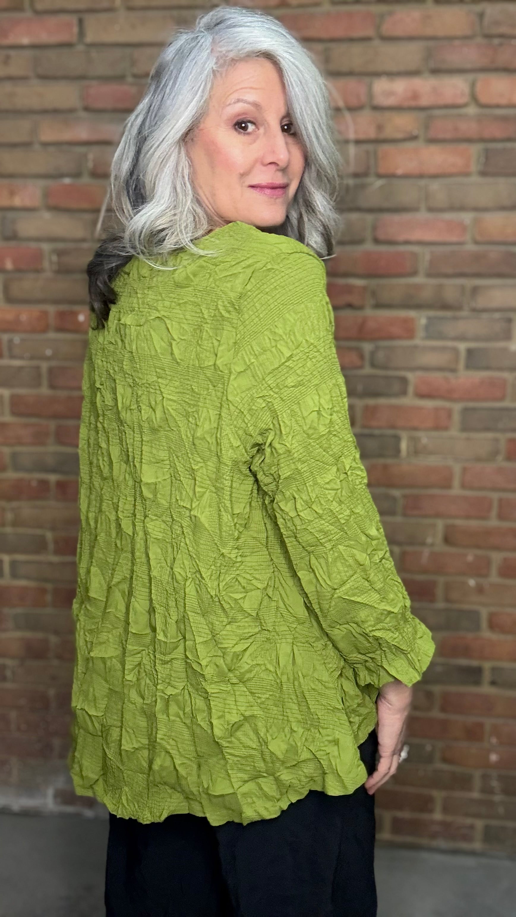 Calista Tucked Top Grass