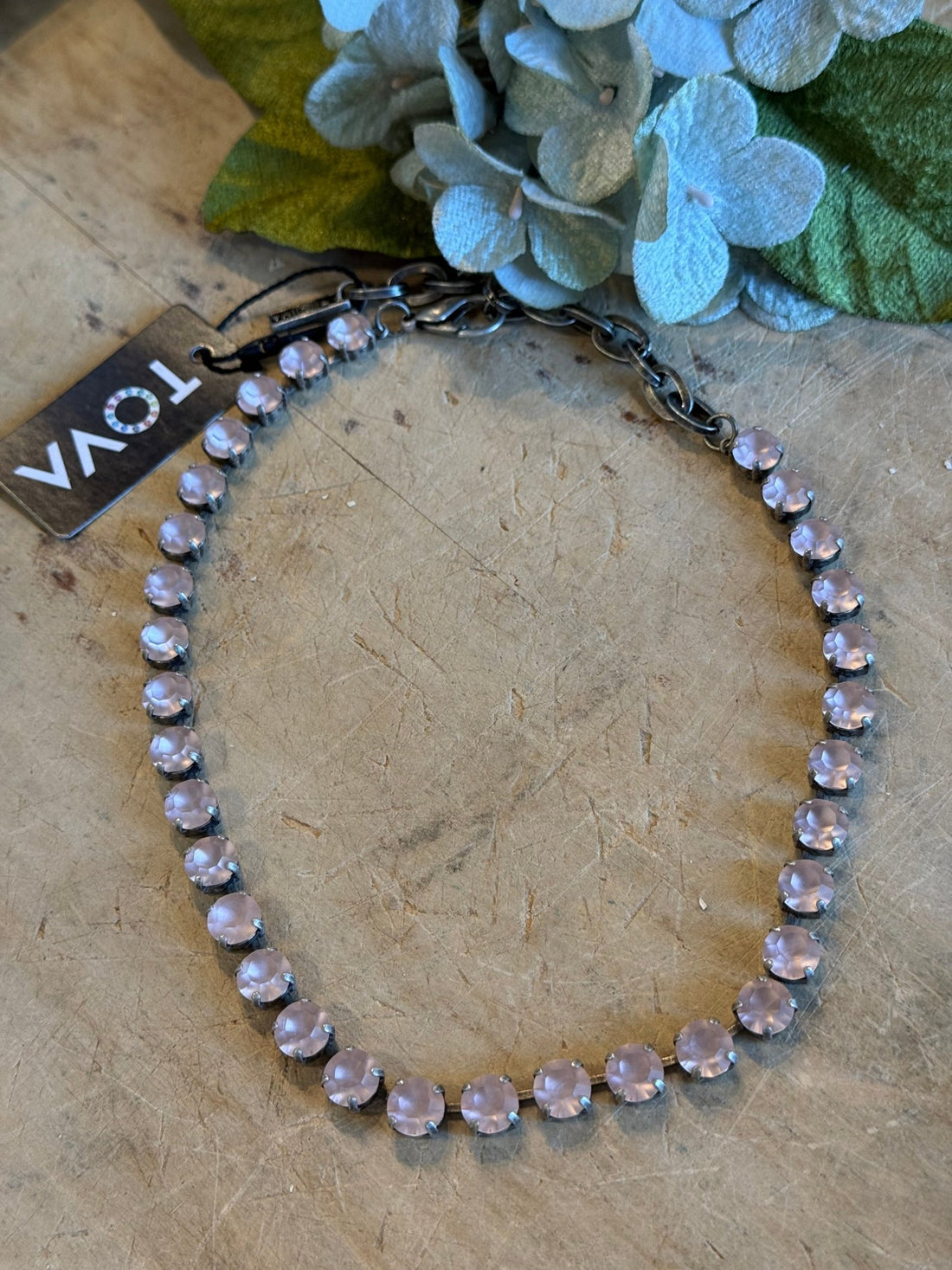 Oakland Necklace Vintage Rose/Antique Silver - Vintage Vault Boutique