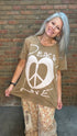 Moon Dance Tee - Peace & Love - Vintage Vault Boutique