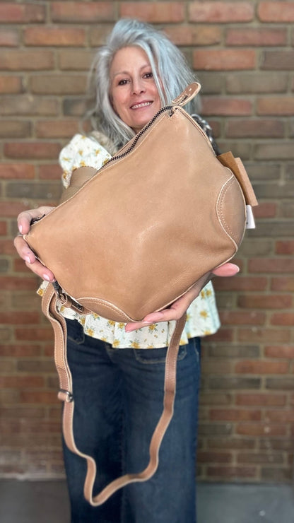 Leather Crossbody Luna Purse - Vintage Vault Boutique