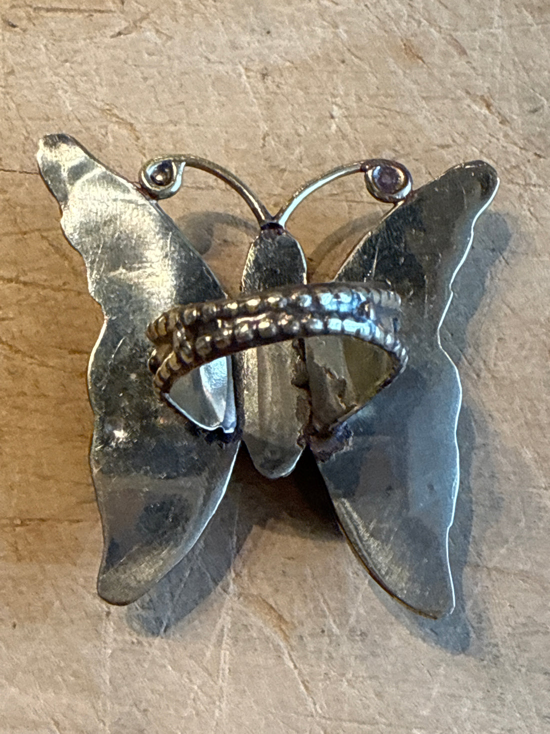 Red Butterfly Stone Ring