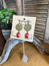 Hammered Red Earring - Vintage Vault Boutique