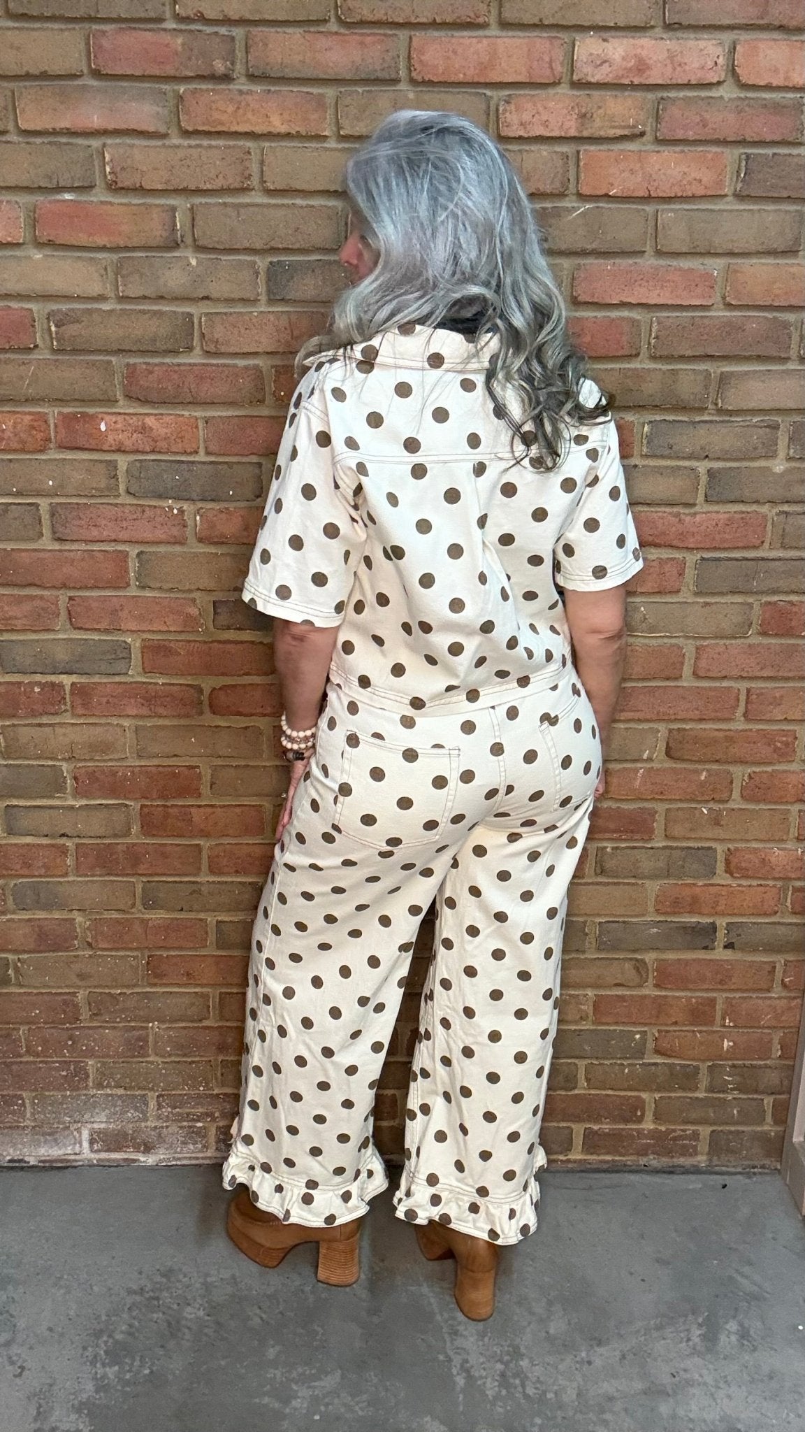 Polka Dot Boxy Top - Vintage Vault Boutique