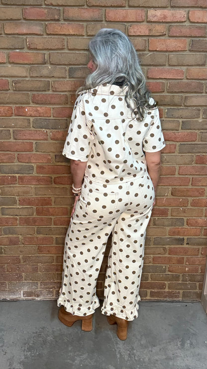 Polka Dot Boxy Top