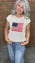 Loose Knit Flag Sweater - Vintage Vault Boutique