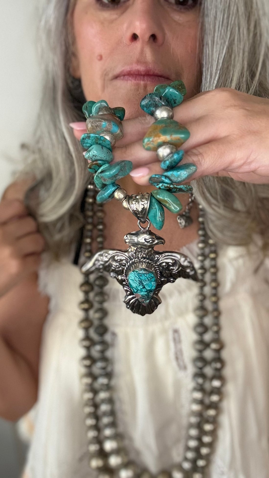 Phoenix Turquoise Necklace