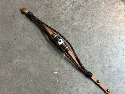 Triple Band Leather Bracelet