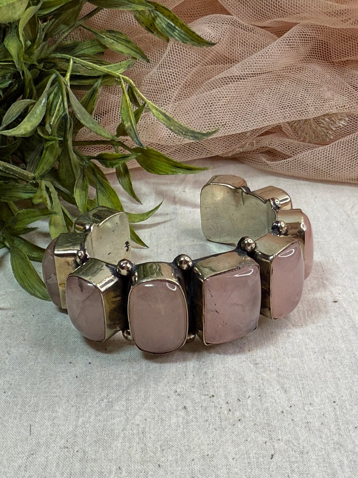 Smokey Rose Cuff - Vintage Vault Boutique