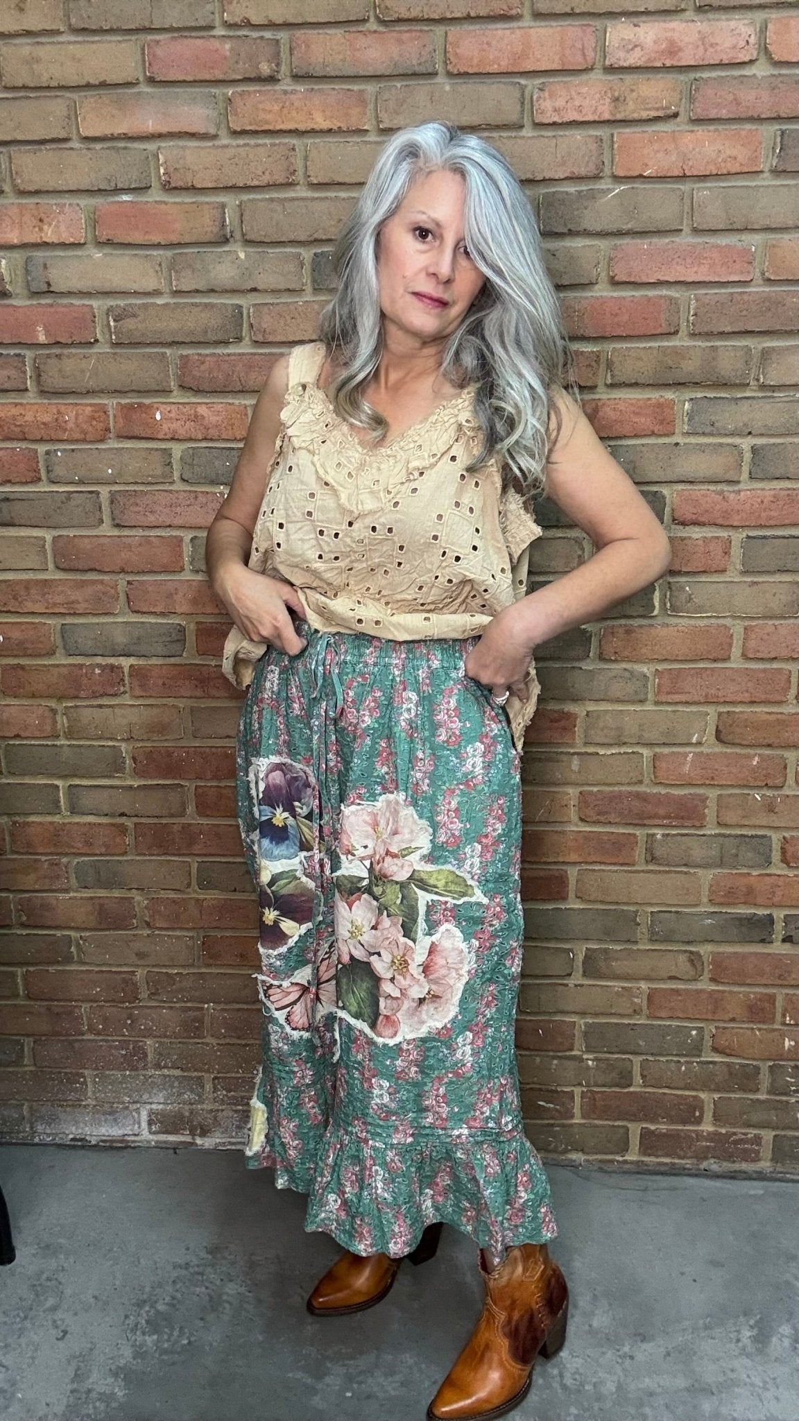 Victorian Dreams Bloomers in Rose Garden - Vintage Vault Boutique