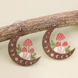 Mushroom Moon Earrings