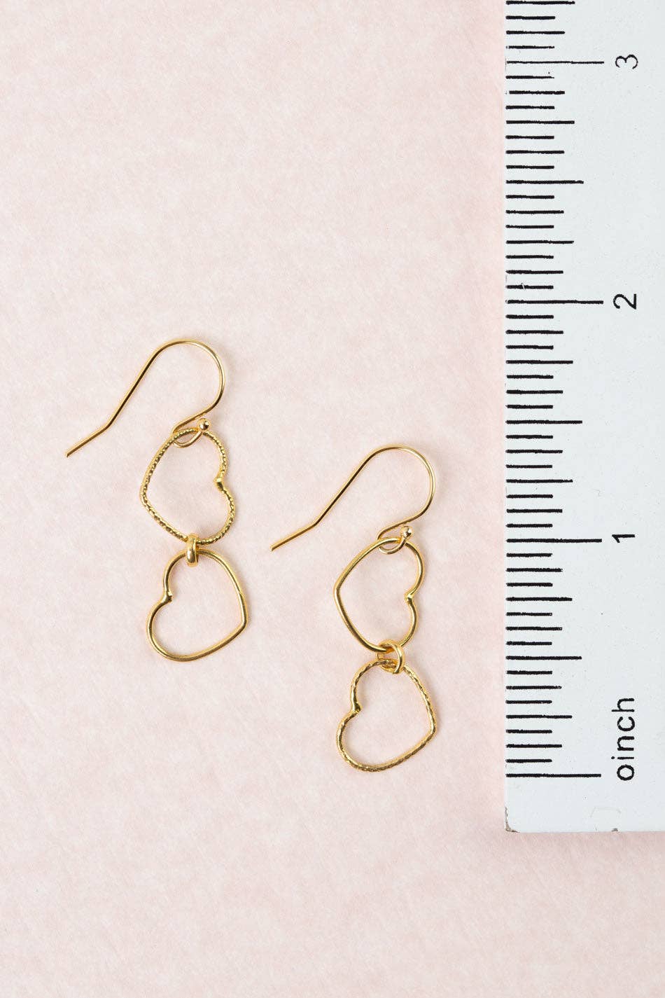 Bold Heart Simple Earrings