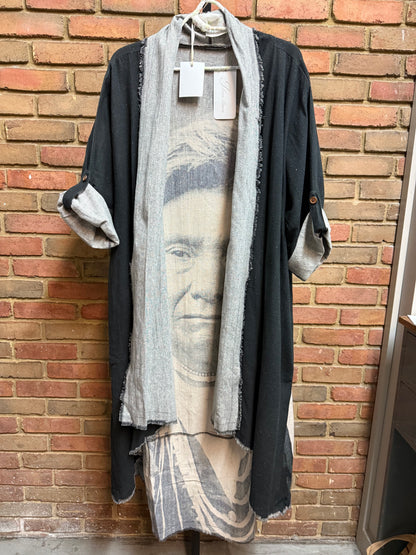 Native American Grey Duster
