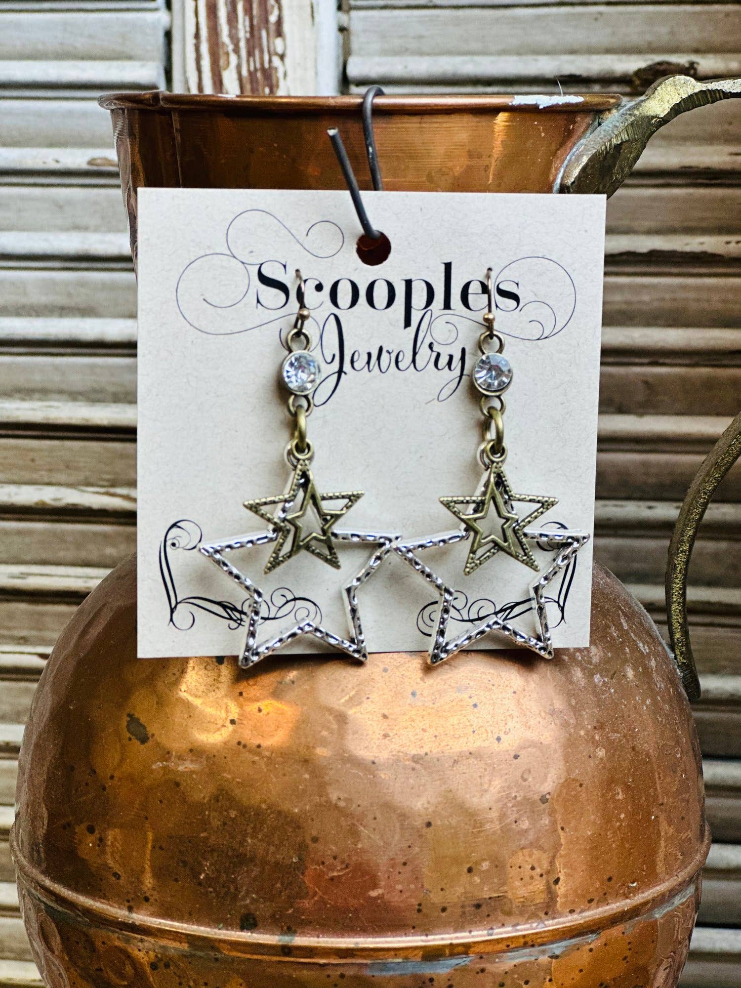 Gypsy Star Earring - Vintage Vault Boutique