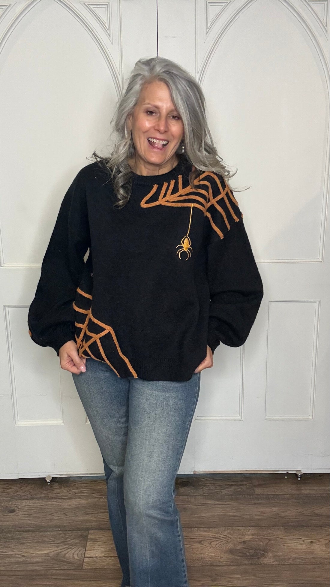 Spider Web and Spider Sweater