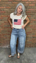 Washed and Worn Slim Barrel Jean - Vintage Vault Boutique
