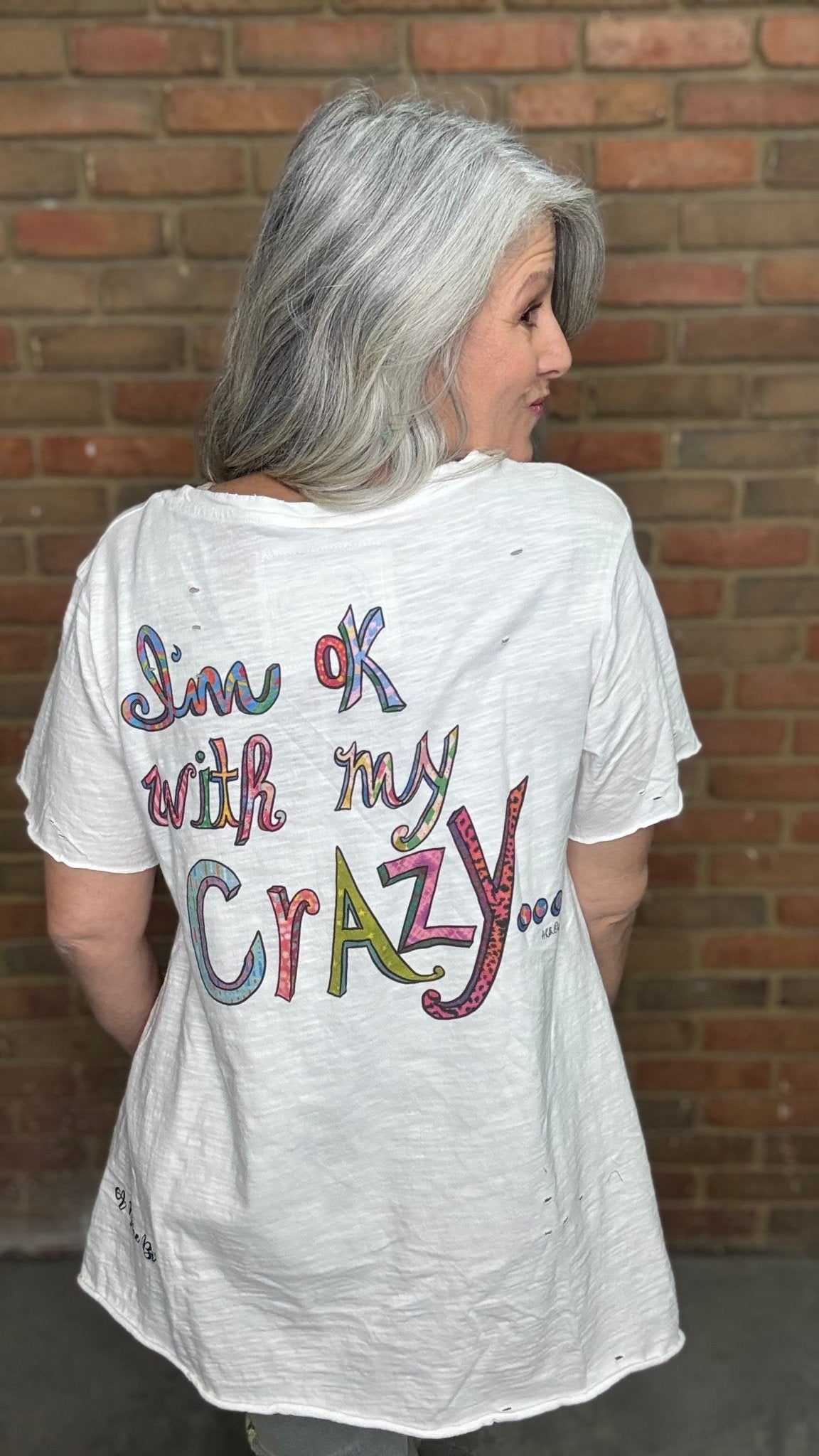 Yes I Am Crazy T-Shirt - Vintage Vault Boutique