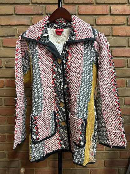 Multi Color Patchwork Jacket