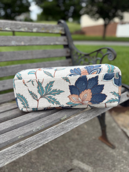 Large Tapestry Bag Teal/Blue